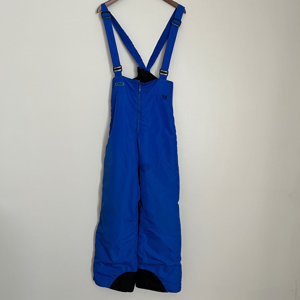 Columbia Mens Ski Snow pants Bib‎ Overalls Winter Insulated Blue L